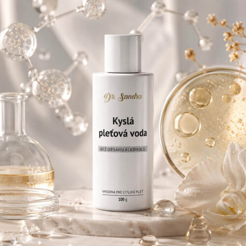 <em>Novinka</em> Kyslá pleťová voda na citlivú pleť <b>bez alkoholu</b> <i>100ml </i>