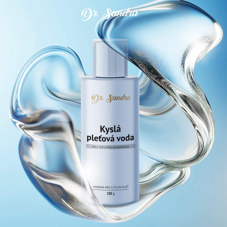 <em>Novinka</em> Kyslá pleťová voda na citlivú pleť <b>bez alkoholu</b> <i>100ml </i>